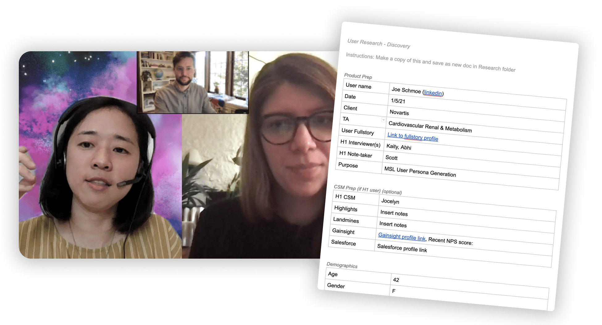 Customer discovery interview